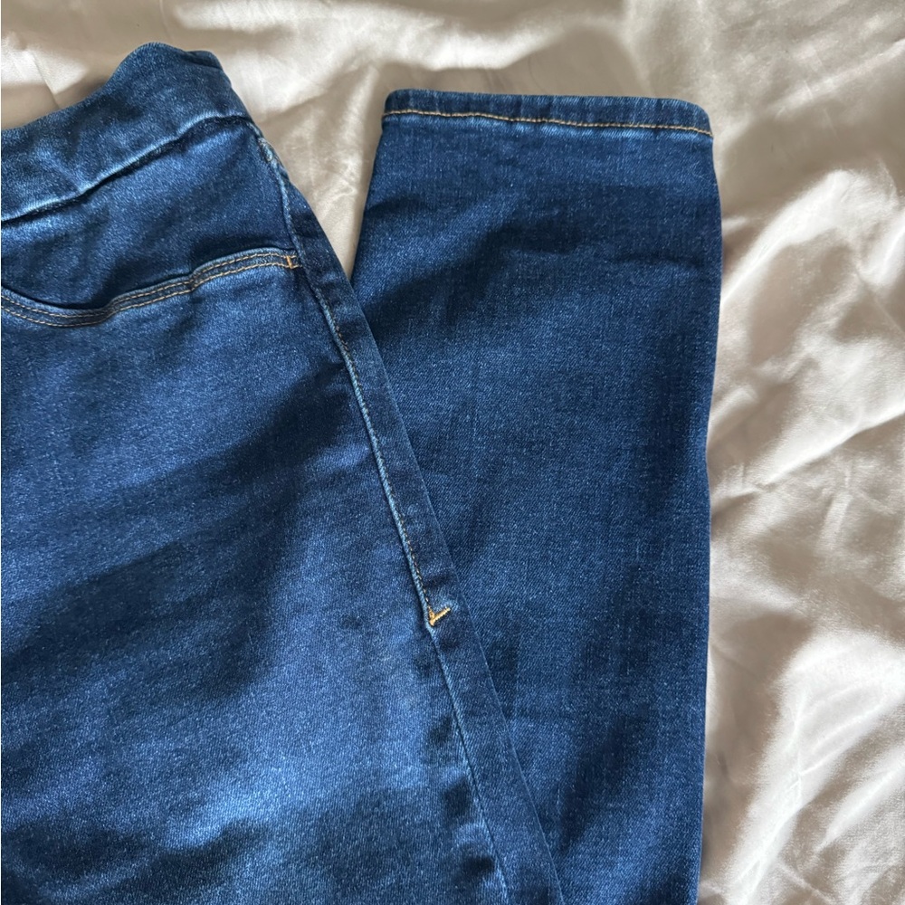 Good American pull on jeans Classic Blue Women's Jeans size large - Picture 8 of 11